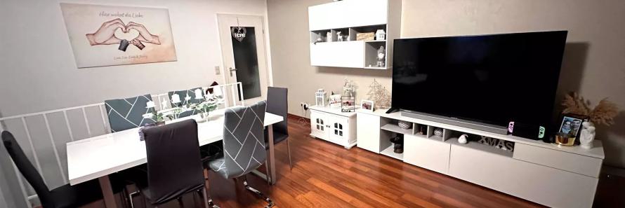 Blick in das Wohnzimmer